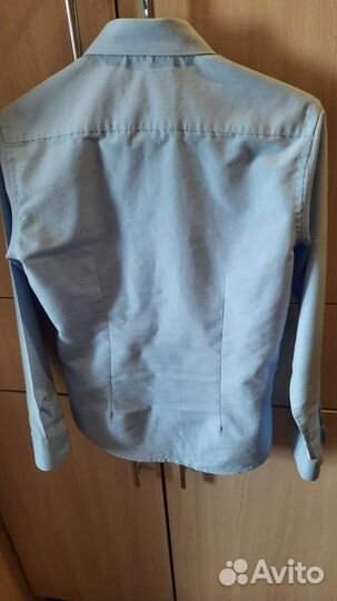 Рубашки для мальчика(голубая,белая и серая)