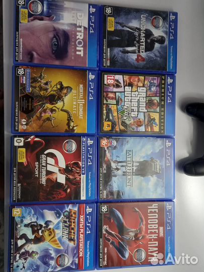 Sony PS4 slim 500gb+8 игр