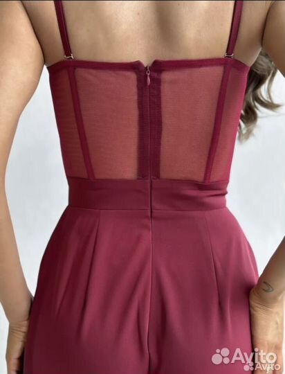 Комбинезон брючный вечерний нарядный