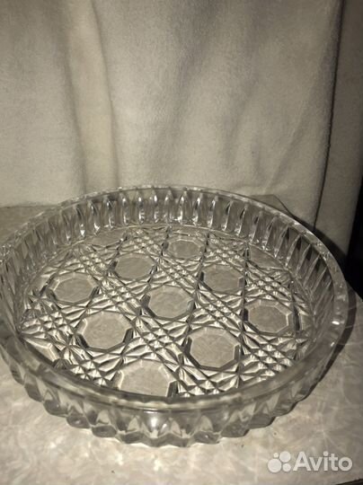 Блюдо хрустальное СССР