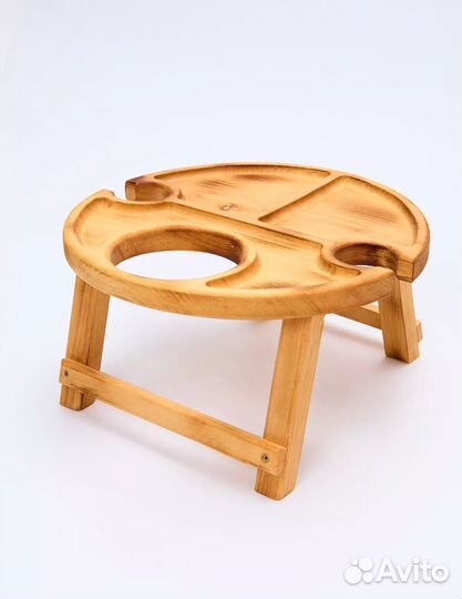 Винный столик из кедра 30 см