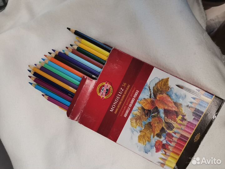 Акварельные карандаши kon-i-noor 36 цветов