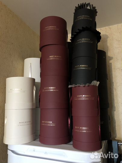 Шляпные коробки для цветов 25 штук