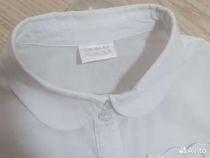 Блузки школьные 122-128 пакетом