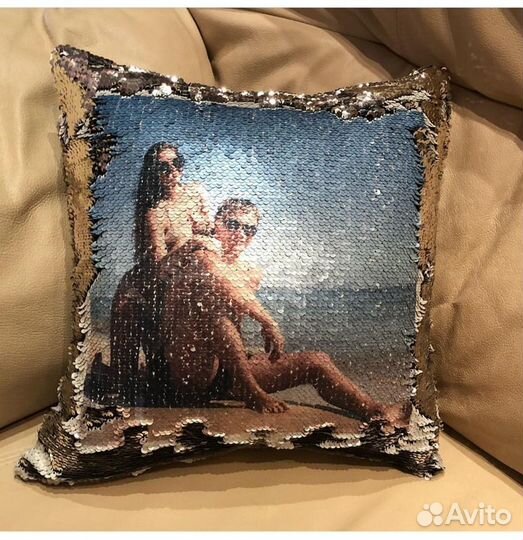 Подушка с Пайетками