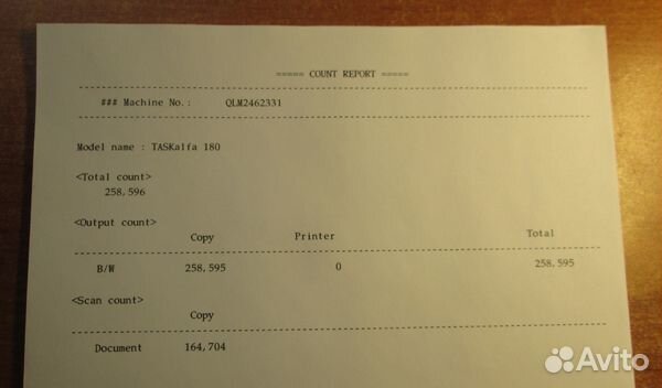 Копир Kyocera TaskAlfa 180 А3 с апд и принтером