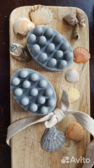 Мыло с активированным углем ручной работы