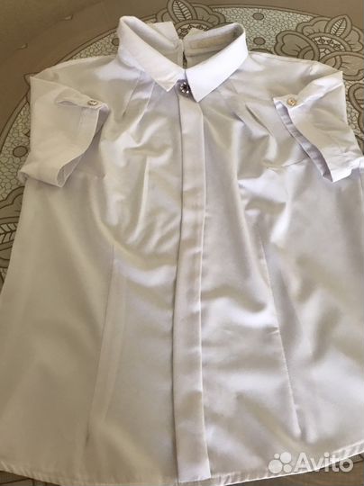 Блузка белая новая на девочку
