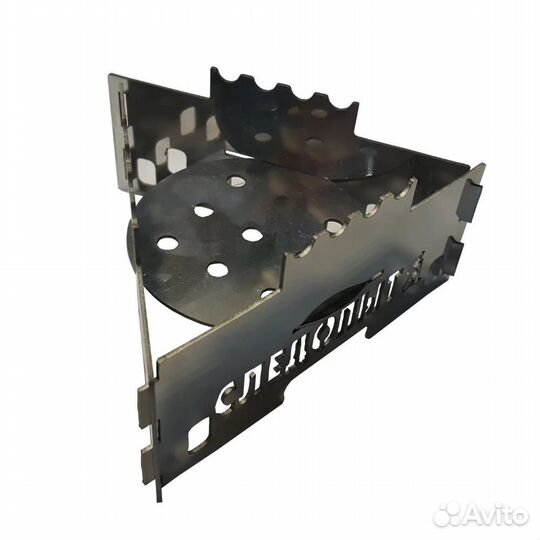 Подставка горелка для сухого горючего (метал)