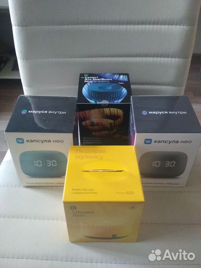 Умная колонка sberboom, Яндекс Алиса, VK нео