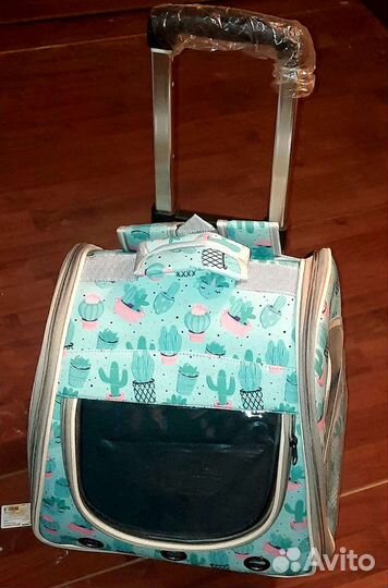 Рюкзак-переноска для животных с телескоп.ручкой