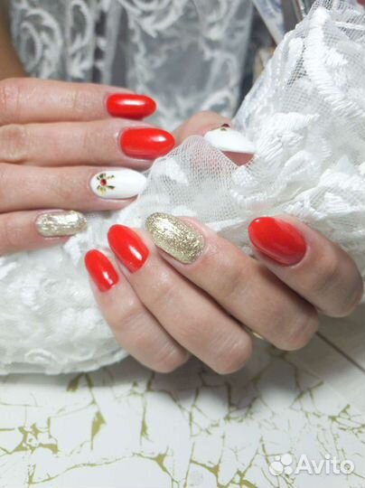 Маникюр на дому, коррекция и наращивание ногтей