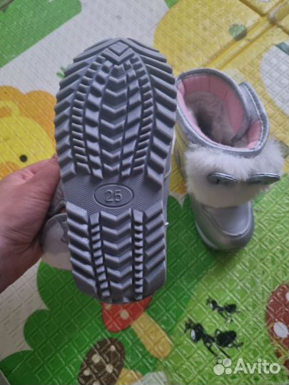 Ботинки зимние для девочки 25