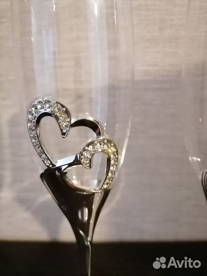 Фужеры бокалы свадебные