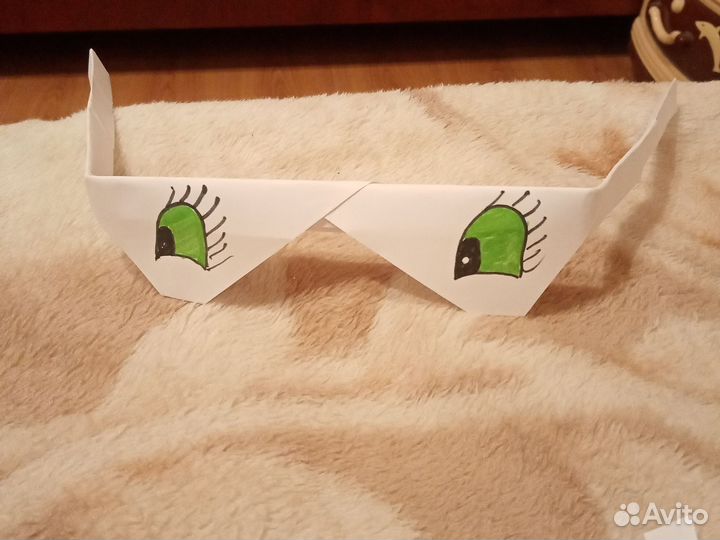 Очки бумажные