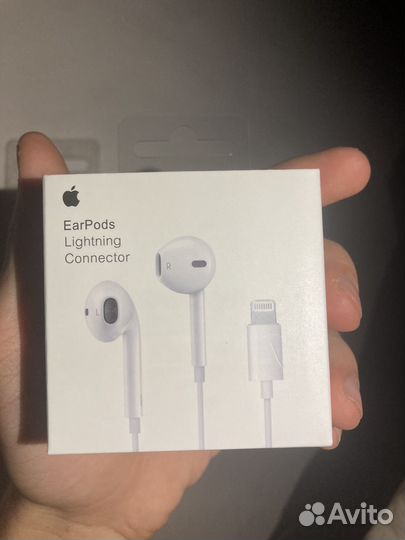 Наушники apple earpods lightning