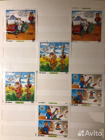 Вкладыши от жвачек по 30р