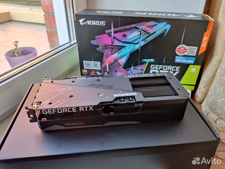 Видеокарта RTX 3050 Aorus Elite