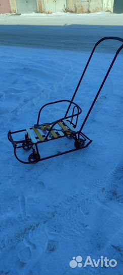 Детские санки на колесах Тимка 6 Универсал