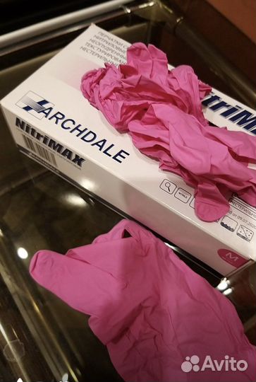 Перчатки нитриловые