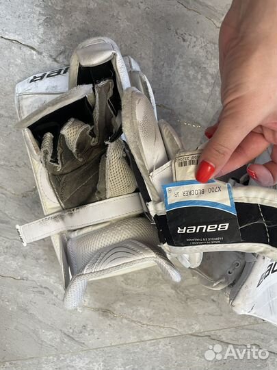 Блин и ловушка вратарская JR детская Bauer x 700