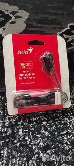 Микрофон петличка genius mic-01c новый