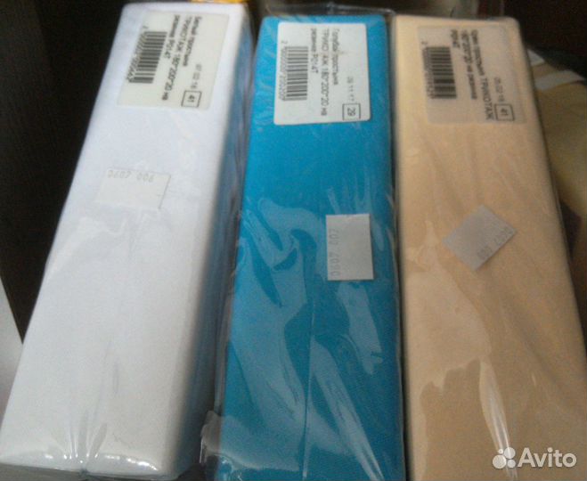 Трикотажная простыня на резинке