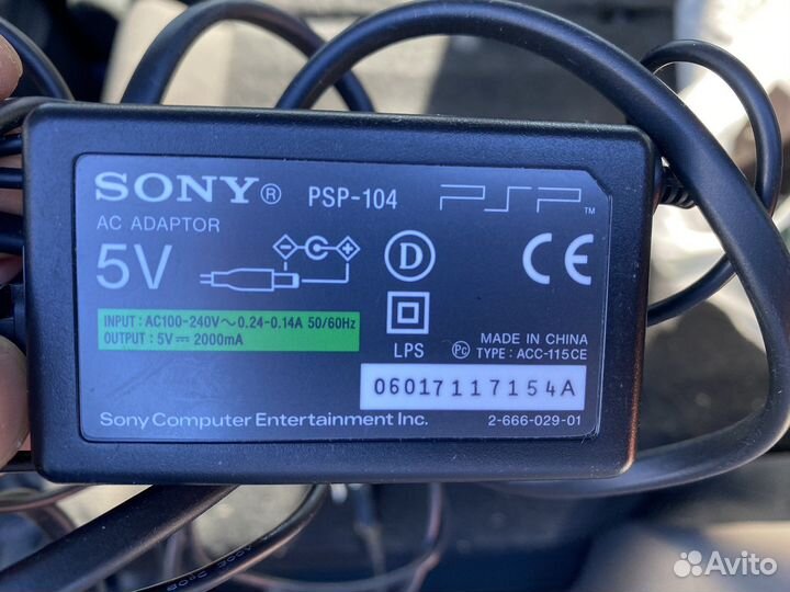 Блок питания sony psp-104