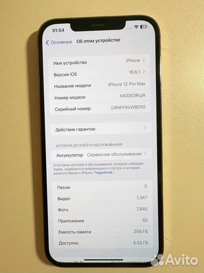 iPhone 12 Pro Max, 256 ГБ