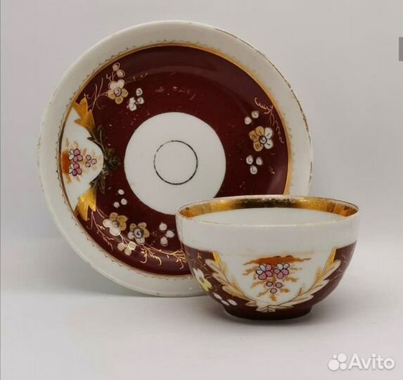 Чайная пара Кузнецова 19-20вв