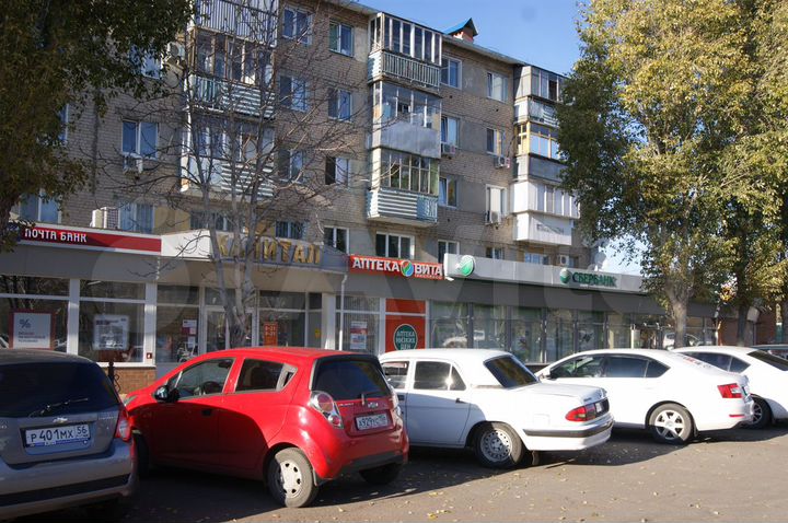 Торговая площадь от 2м² до 30 м²