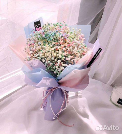 Букеты из гипсофилы