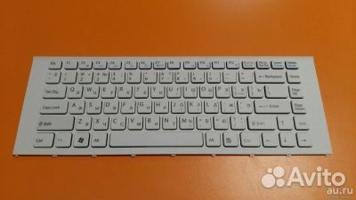 Клавиатура для ноутбука Sony VPC-EA белая