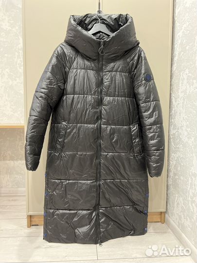 Пуховик женский длинный S-M