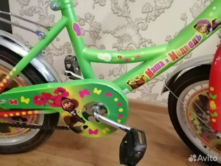Велосипед 16 дюймов, 2 (4) колесный