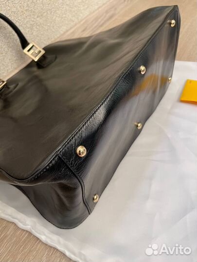 Женская сумка Fendi Vintage Leather Twins Tote