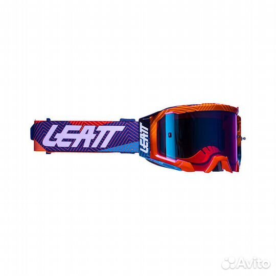 Leatt Velocity 5.5 Iriz Neon Goggle Orange Blue Оранжевый