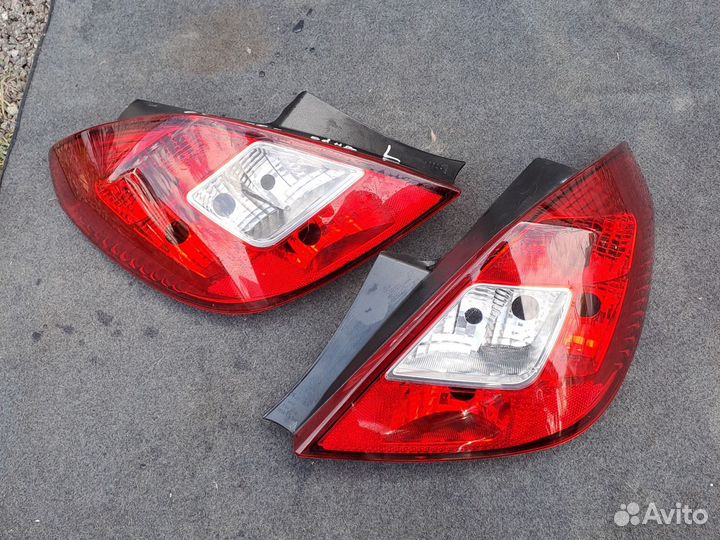 Фонари задние Opel Corsa D хетчбек