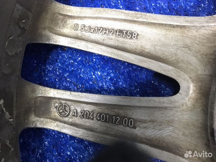 Диск R17 Mercedes W204 задний