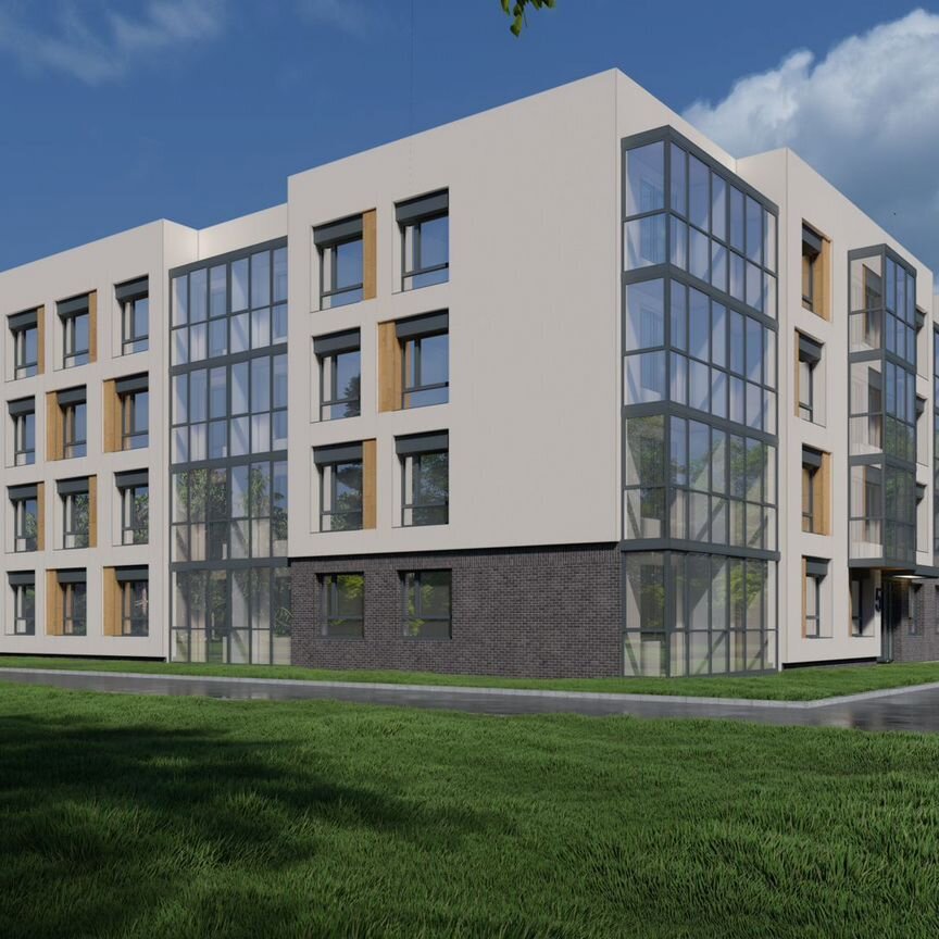 1-к. квартира, 41,6 м², 2/4 эт.