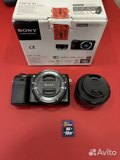 Цифровой фотоаппарат Sony NEX-6 kit + Портретник