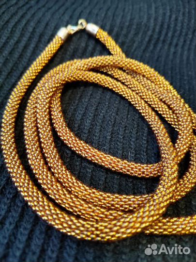 Лариат из бисера