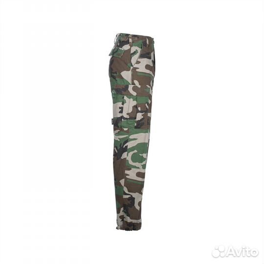 Pants BDU Style woodland Ripstop washed