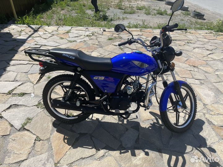 Мопед racer RC50 alpha + цпг 125 см3 (Синий)
