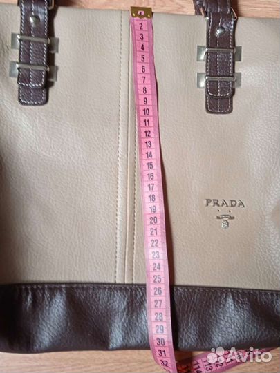 Сумка из натуральной кожи. Италия. бежевая