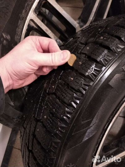 Литые диски wiger r17 5x114.3 зимние шины 225/60