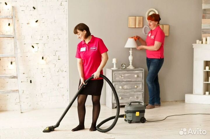 Работа клинером