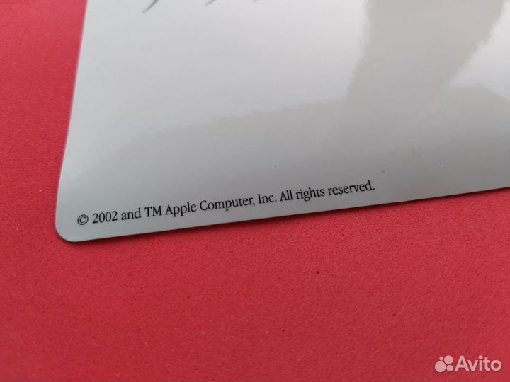 Наклейка Apple, 2002 год, новая