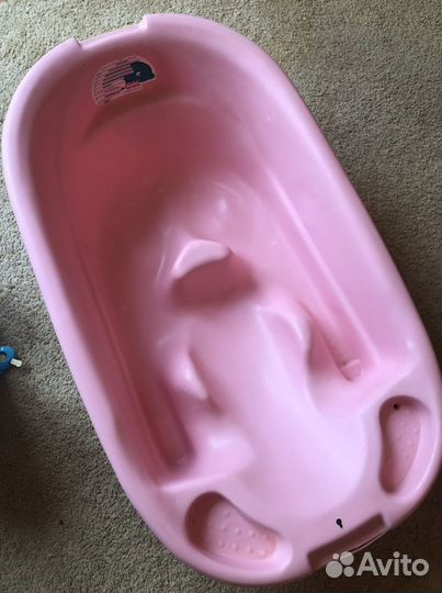 Ванночка для купания и горка для купания