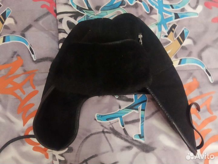 Ушанка дубленка детская